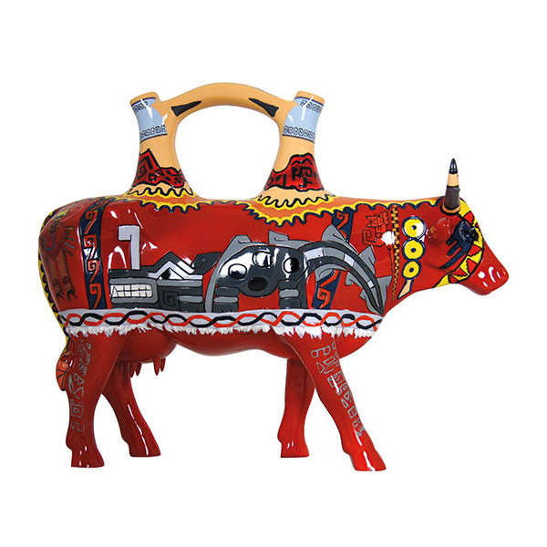 Коллекционная корова Cow  Parade  Paracas Ancestors L