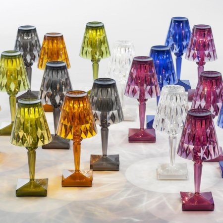 Светильник настольный KARTELL BATTERY TABLE LAMP, Plum3