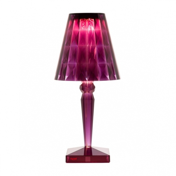 Светильник настольный KARTELL BATTERY TABLE LAMP, Plum