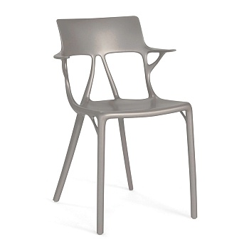 Стул с подлокотниками  KARTELL, модель A.I.,  Grey