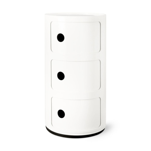 Тумба  KARTELL COMPONIBILI 3 ELEMENTS WHITE