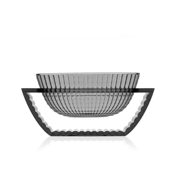 Kartell-U-Shine-Schale-rauch-freisteller-frontal