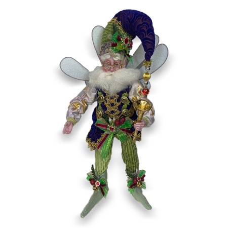 Статуэтка_GOODWILL_MED_HERALDING_SANTA_FAIRY_GRNPRPL 41CM