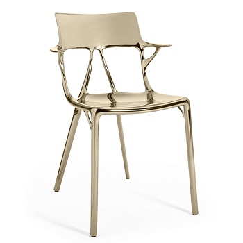Стул с подлокотниками  KARTELL, модель A.I.,  metall