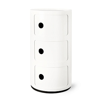 Тумба  KARTELL COMPONIBILI 3 ELEMENTS WHITE