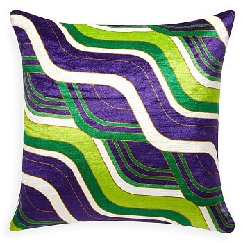Emerland Purple Milano Mod Tide Pillow