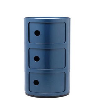 KARTELL COMPONIBILI 3 ELEMENTS, BLUE