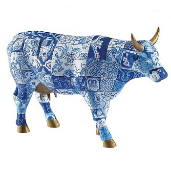 46725_Ora_Poix_Arteaux_Maastricht_Cow_Parade_Koe_Stier_Modern_Pop_Art_Kunst_Dier_Delfts_Blauw