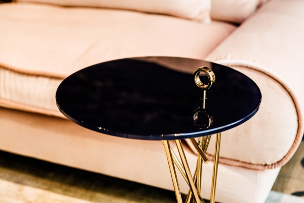 Кофейный столик BLACK TIE мод.TAO D40xH51 см 2