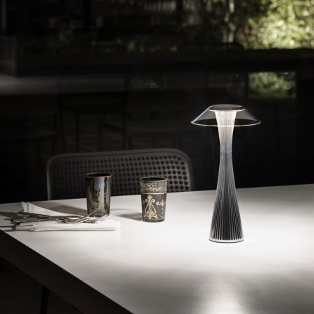 space-tischlampe-von-kartell-aus-technopolymer-verchromte-ausfuhrung