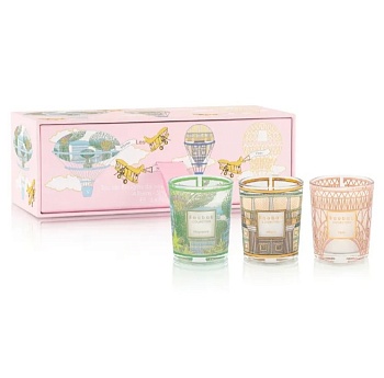TRIO TRAVEL CANDLES SINGAPORE-ATHENS-PARIS