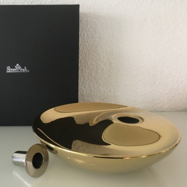 Подсвечник Rosenthal  золотое 23 см