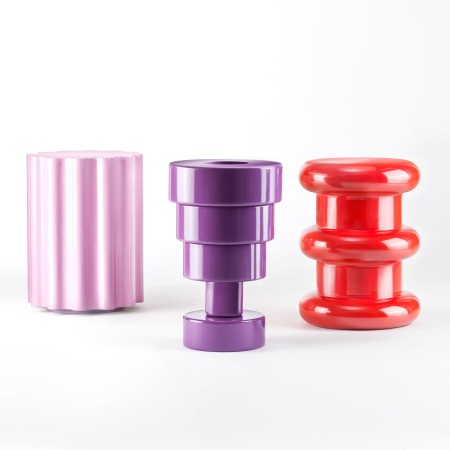 Стул-табурет KARTELL, модель COLONNA,Black2