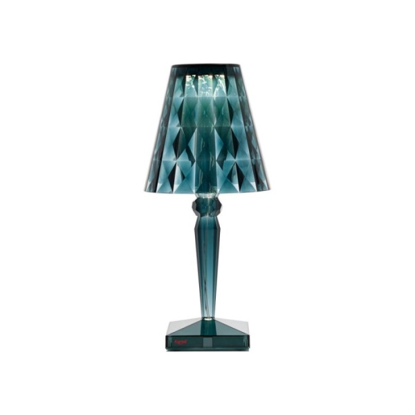 Светильник настольный KARTELL, модель  BIG BATTERY,  AZZURRO LIGHT BLUE D17x37,3h см